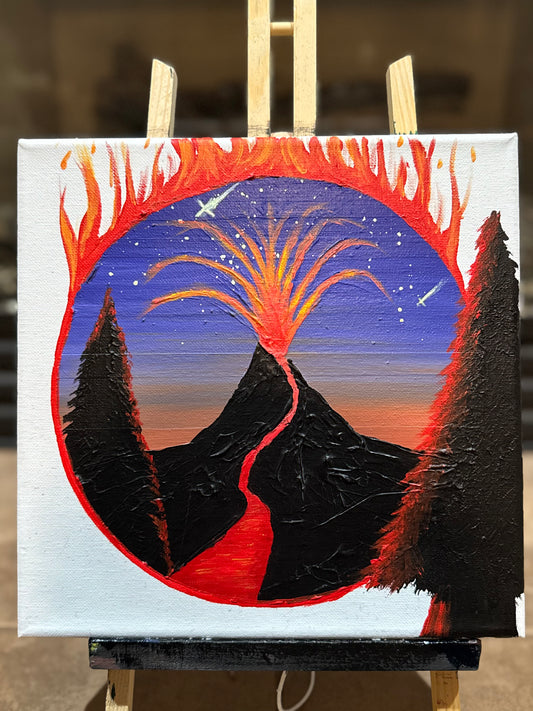 Fluorescent Ring of Fire