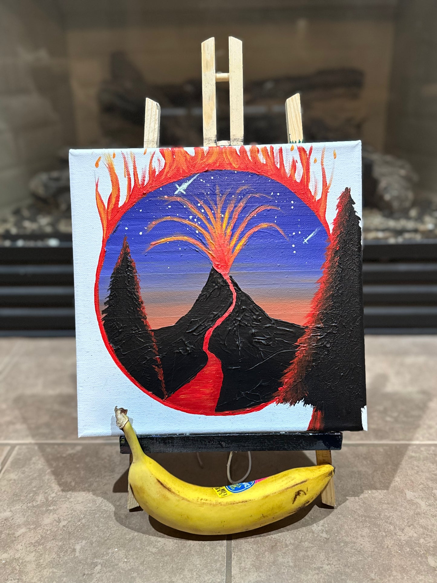 Fluorescent Ring of Fire