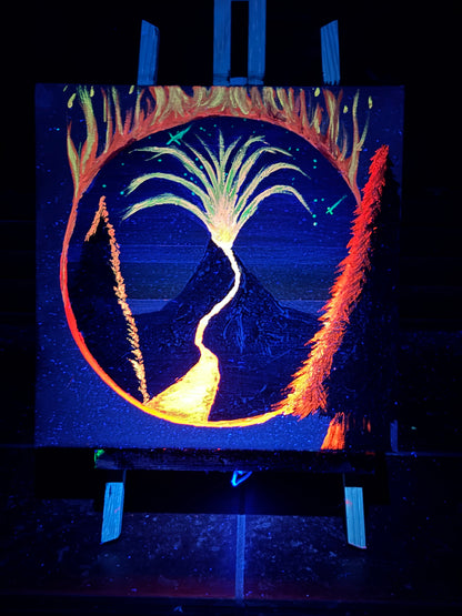 Fluorescent Ring of Fire