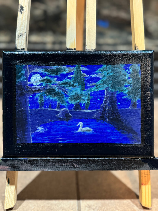Moonlight Swan